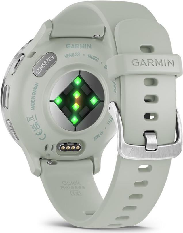 Garmin Venu 3S Smartwatch 41 mm 1,2" AMOLED 8 GB Sage Gray/Silber