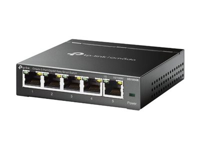 TP-Link Omada ES205G V1 Managed Switch 5 x Gigabit Ethernet Schwarz