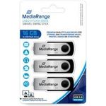 MediaRange USB Speichersticks, 16GB 16GB, 3er Pack (MR910-3)