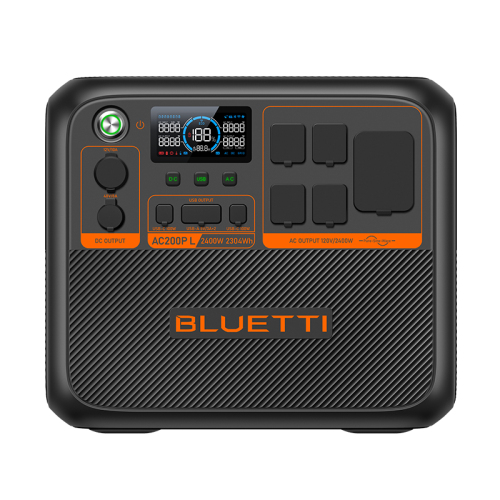 Bluetti AC200PL Tragbare Power Station 2304 Wh 2400 W Black, Orange