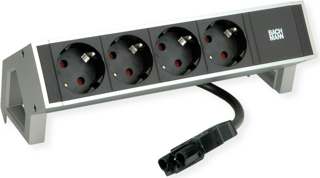 Bachmann DESK 2 4x Steckdose weiß902.224 (902.224)