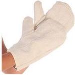 HYGOSTAR Ofenhandschuh BACKFAUSTER, natur, Länge: 330 mm Schlingengewebe aus Baunwolle / Frottee, Fäustling, - 1 Stück (33160)