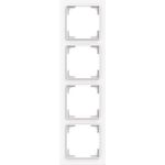BUSCH-JAEGER 1724-44G Rahmen 4-fach studioweiß (2CKA001754A4861)