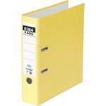 ELBA Ordner rado brillant, Rückenbreite: 80 mm, gelb DIN A4, Einband außen / innen aus Acrylaten veredeltem (10417 GB)