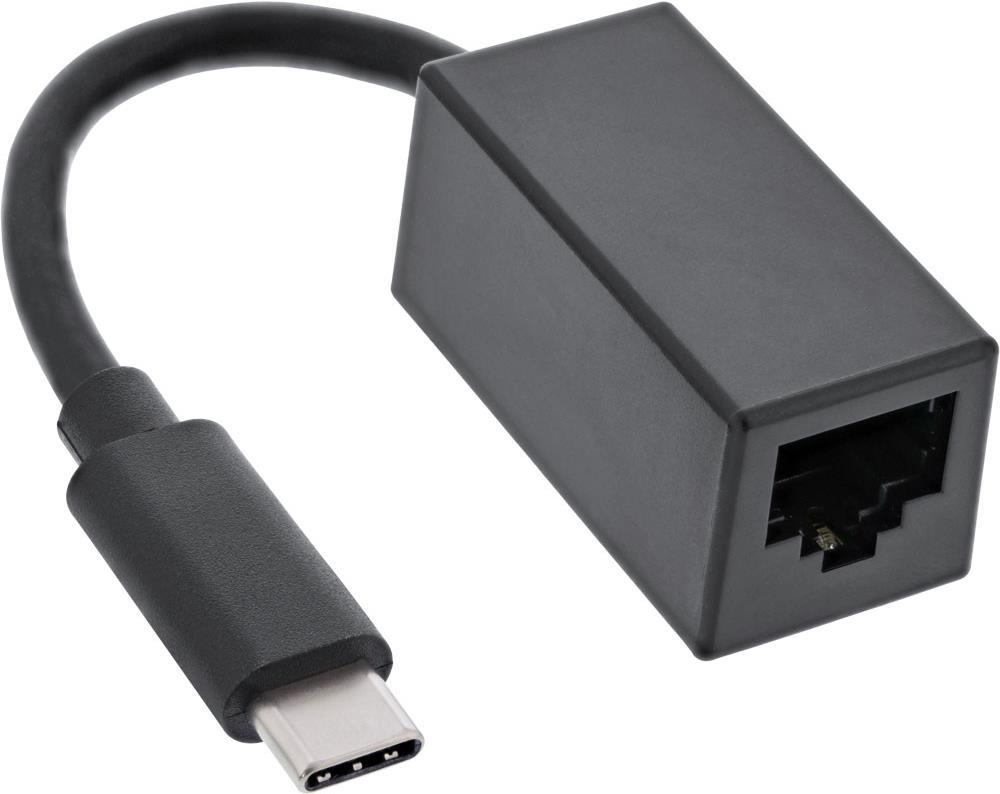 InLine® USB 3.0 Netzwerkadapter Kabel, Gigabit Netzwerk, USB Typ-C (33380G)
