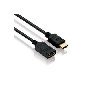 HDMI Verlängerungskabel, High Speed mit Ethernet, vergoldet, HDMI St. A / Bu. A, 1,0 m Hochwertiges Kabel zur Übertragung von digitalen Monitor- und TV-Signalen (39902001)