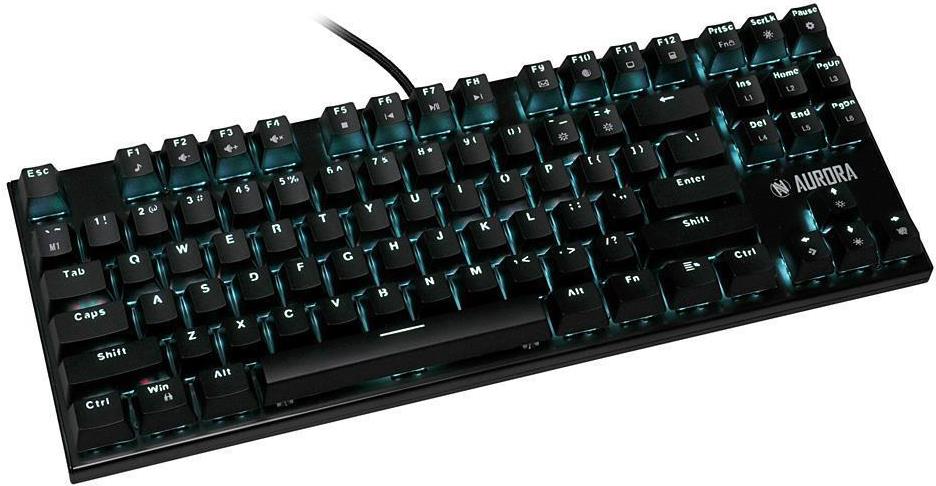 Mechanische Gaming-Tastatur Ibox Aurora K-2R RGB, Content Blue Switch, US-Bereitstellung (IKGMK2R)