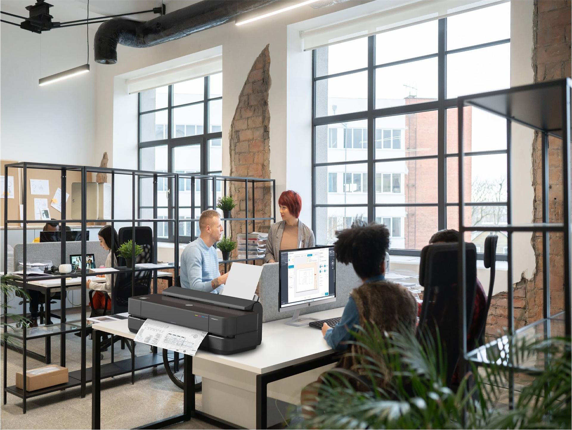 HP DesignJet T630 24" Großformatdrucker Schwarz