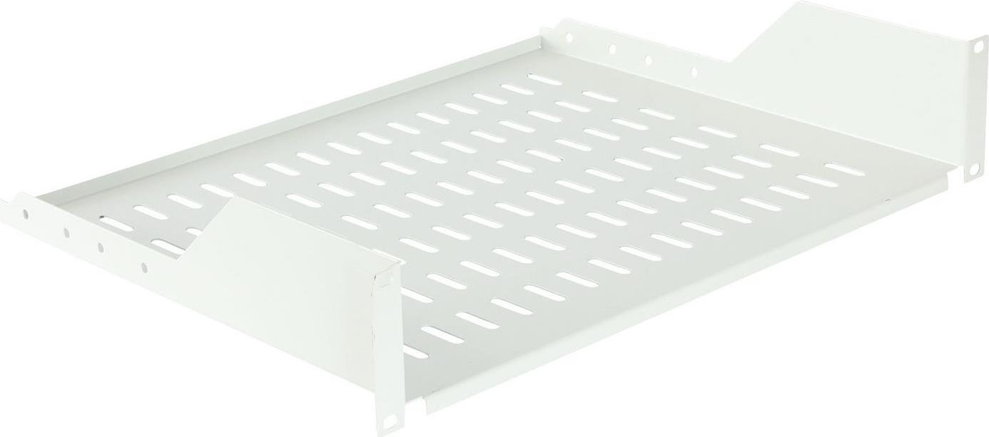 Lanview 2U 19" D=350mm RACK MOUNT SHELF WHITE (RAS210WH)