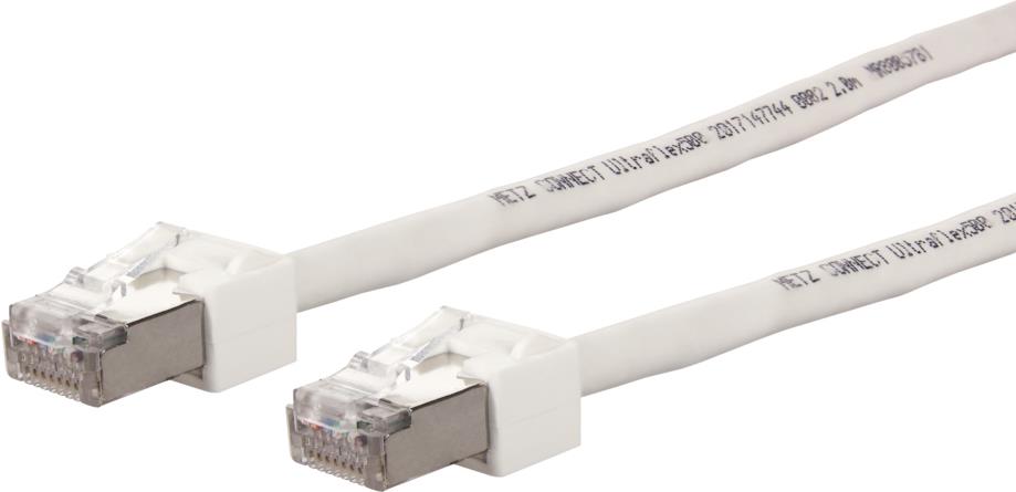 METZ CONNECT Ultraflex500 Netzwerkkabel Weiß 0,3 m Cat6 SF/UTP (S-FTP) (13084V0388-E)