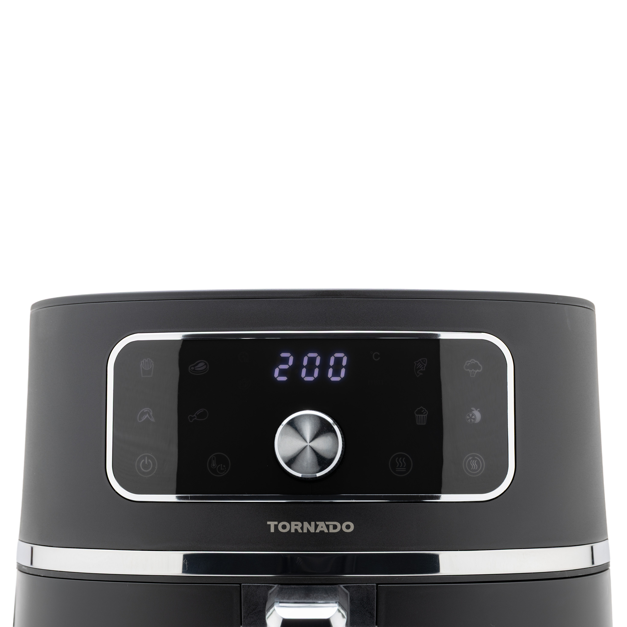 Tornado TAFT-0005-GS Heißluftfritteuse Duo Air Fryer 5,7 l 1750 W Schwarz