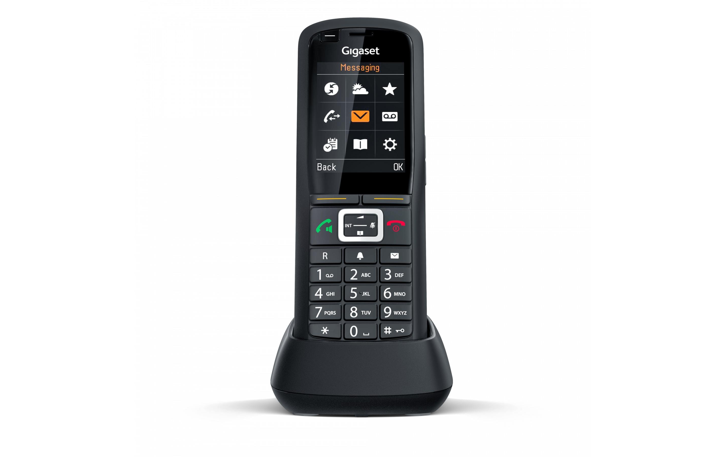 Gigaset R700H Pro DECT-Telefon Schwarz