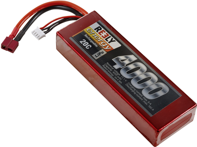 Reely Modellbau-Akkupack (LiPo) 11.1 V 4000 mAh Zellen-Zahl: 3 20 C Hardcase T-Stecksystem (RE-7851480)