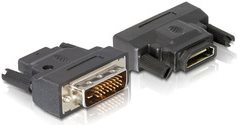 Delock Adapter DVI-25pin Stecker > HDMI Buchse mit LED (65024)