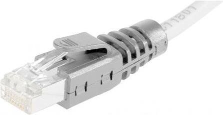 Knickschutztülle für RJ45 Stecker, 10 Stück, grau Zum Positionieren des Knickschutzes nach dem Crimpen (253011)