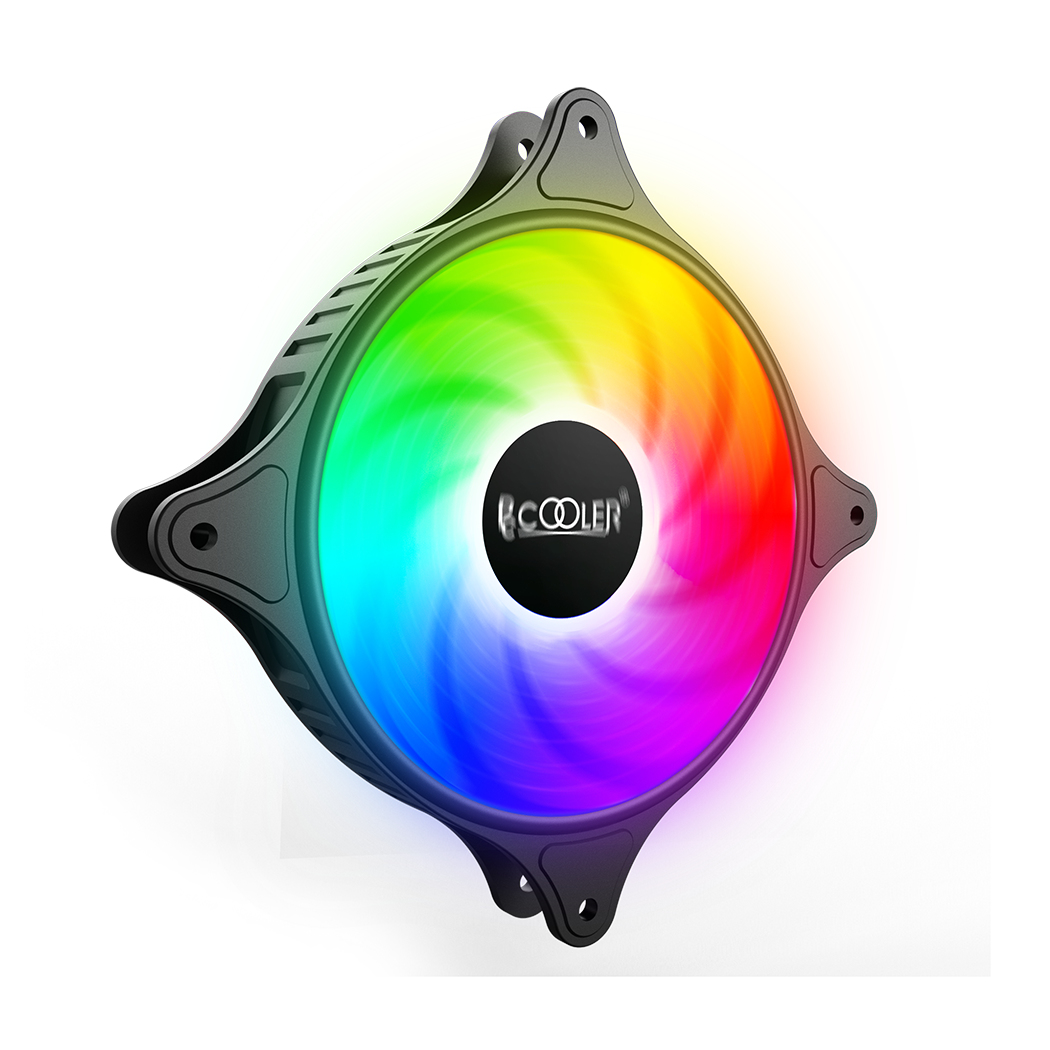 PCCOOLER FX-120-3 RGB Lüfter 120 mm 1200 RPM Schwarz