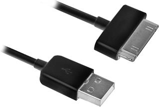 Ewent EW9907 1m USB A Samsung 30-p Schwarz Handykabel (EW9907)