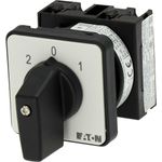 Eaton T0-1-15421/E Elektroschalter Kippschalter 1P Schwarz - Metallisch (095806)