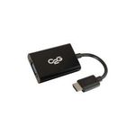 C2G HDMI to VGA and Stereo Audio Adapter Converter Dongle (80501)