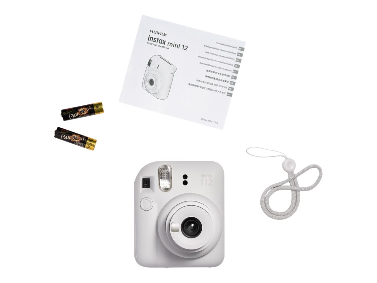 Fujifilm Instax Mini 12 Sofortbildkamera 60 mm Weiß