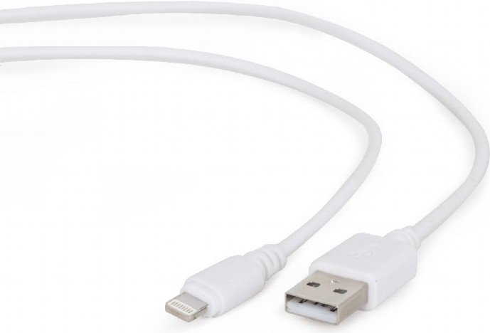 Gembird CC-USB2-AMLM-2M-W Lightning-Kabel Weiß (CC-USB2-AMLM-2M-W)