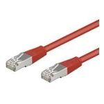 Wentronic Goobay CAT 5e Patchkabel, SF/UTP, Rot, 20 m - CCA Kupfergemisch (68039)