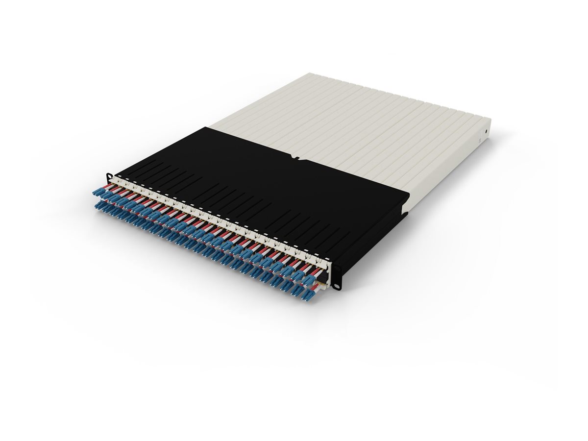 PATCHBOX patchbox.one PONE30OS211 30U Glasfaser Kabeleinzugssystem Schwarz, Gelb
