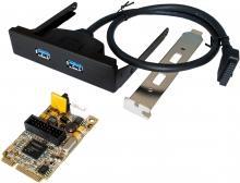 EXSYS GmbH Mini PCIe USB 3.0 Karte mit 2 Ports (Renesas) (EX-48010-2)