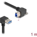 DeLOCK 80481 USB Kabel 1 m USB 3.2 Gen 1 (3.1 Gen 1) USB A USB B Schwarz (80481)