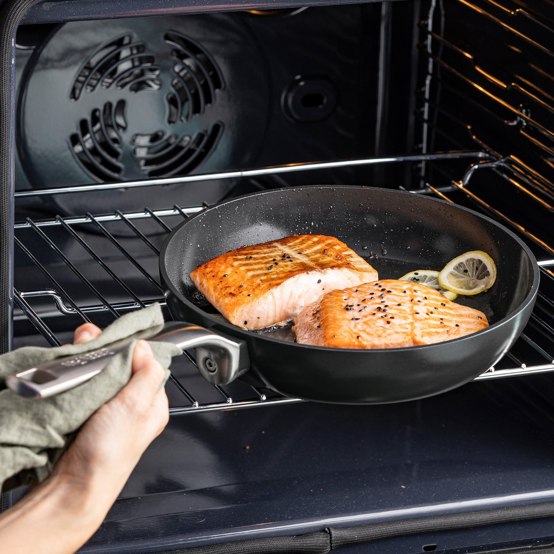 GreenPan Evolution Wok 28 cm Schwarz