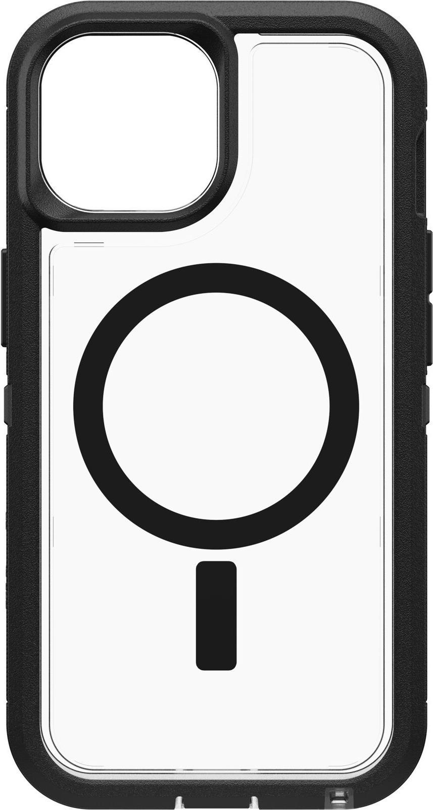 OtterBox Defender XT Hülle für iPhone 15/14/13 Dark Side transparent schwarz (77-93336)