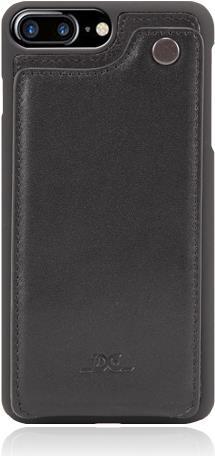 DC Cases Krispy Leather Grezy Cover Antrasit, Vertical, für iPhone 7 Plus, Blister (KRV-IPH7P-105-45)