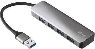 Trust Halyx Aluminium 4-Port USB 3.2 Hub (23327)