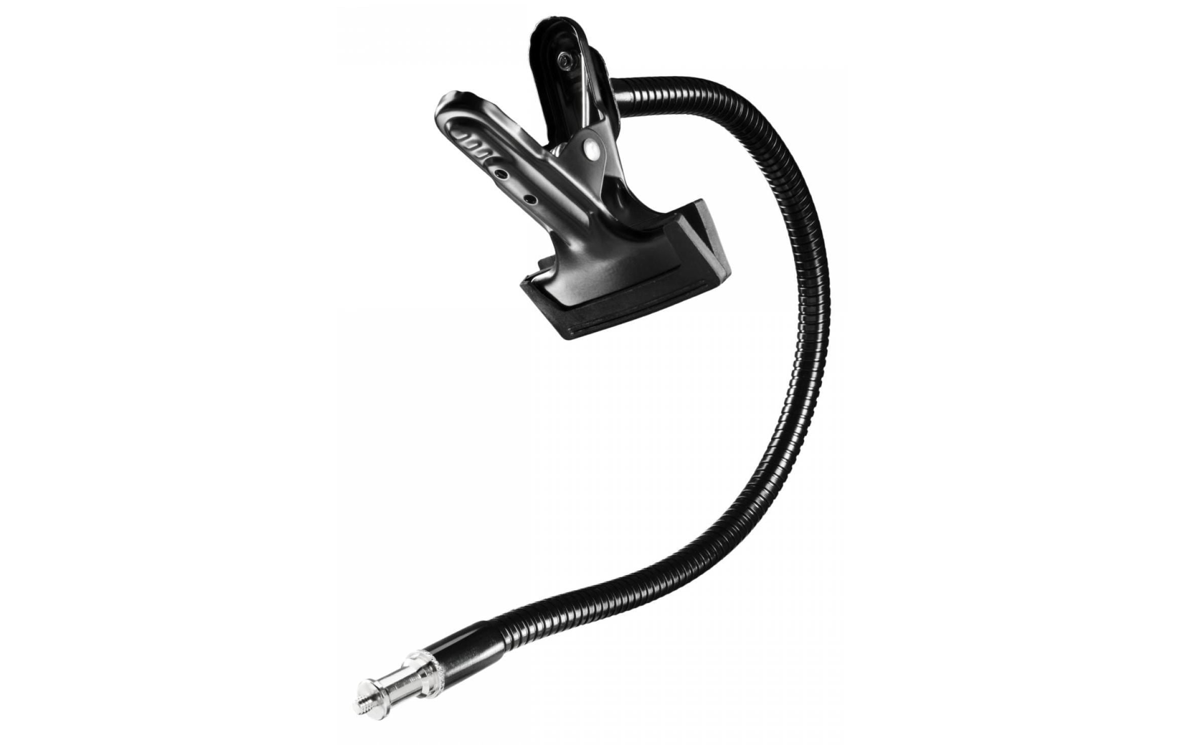 Walimex Schwanenhals mit 1/4" Gewinde und Clip Schwarz