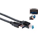 Advanced Cable Technology 1m - USB 3.0 1m USB A USB B Männlich Männlich Schwarz USB Kabel (SB3017)