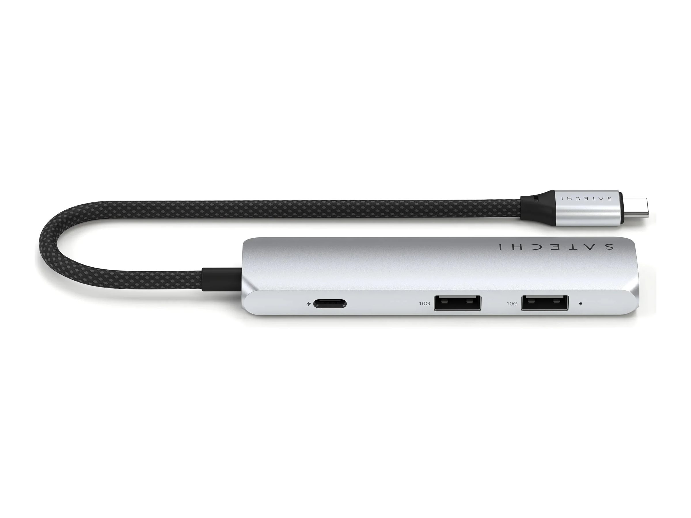 Satechi 4-in-1 Dockingstation USB-C HDMI 100W Power Delivery Silber