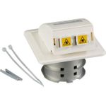 EFB-Elektronik FO Datendose UP, 2 LC-D Kupplungen OS2 mit Shutter, integrierter Spleißhalter Hersteller: EFB Elektronik (FTTH-OUTLET-LC-OS2)