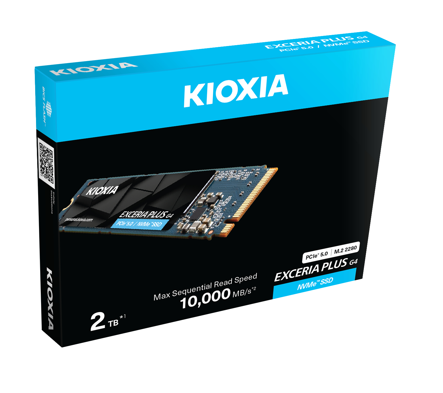 Kioxia EXCERIA PLUS G4 1 TB SSD M.2 2280 PCIe Gen5 x4 NVMe