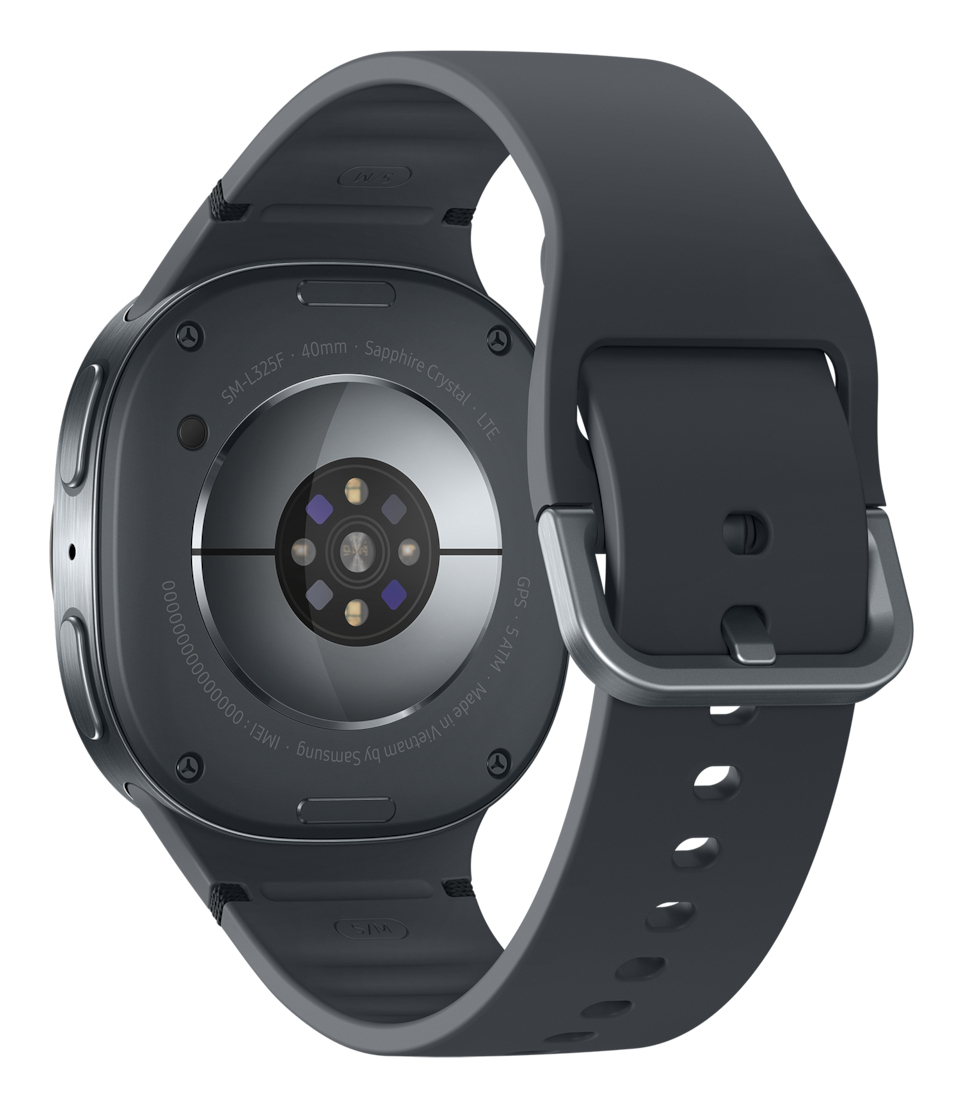 Samsung Galaxy Watch8 LTE Smartwatch 40 mm 1.34" Super AMOLED 32 GB Wear OS Carbon-Schwarz