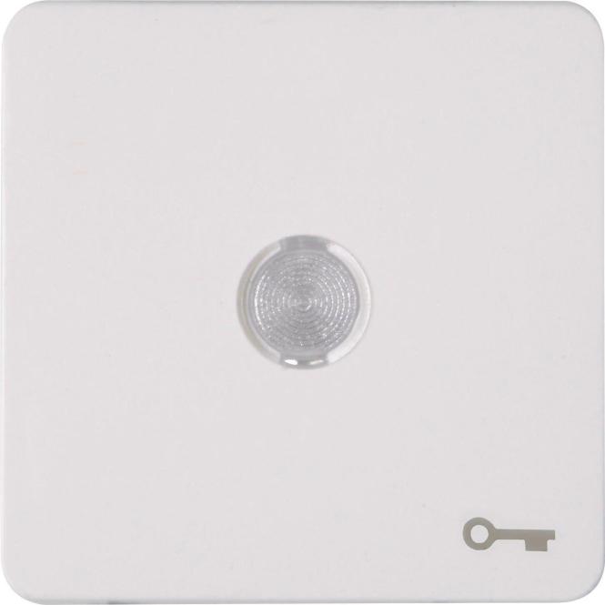 Kopp HK02-Flächenwippe m.Linse 330113003 u.Symbol "Schlüssel" arktisweiß 1 (330113003)