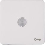 Kopp HK02-Flächenwippe m.Linse 330113003 u.Symbol "Schlüssel" arktisweiß 1 (330113003)