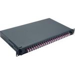 Helos LWL 19" Spleissbox 24 x LC Duplex OM4 spleißfertig schwarz (375561)