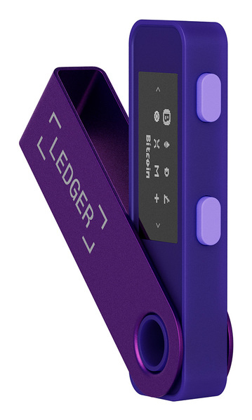 Ledger Nano S Plus Krypto-Wallet USB Lila