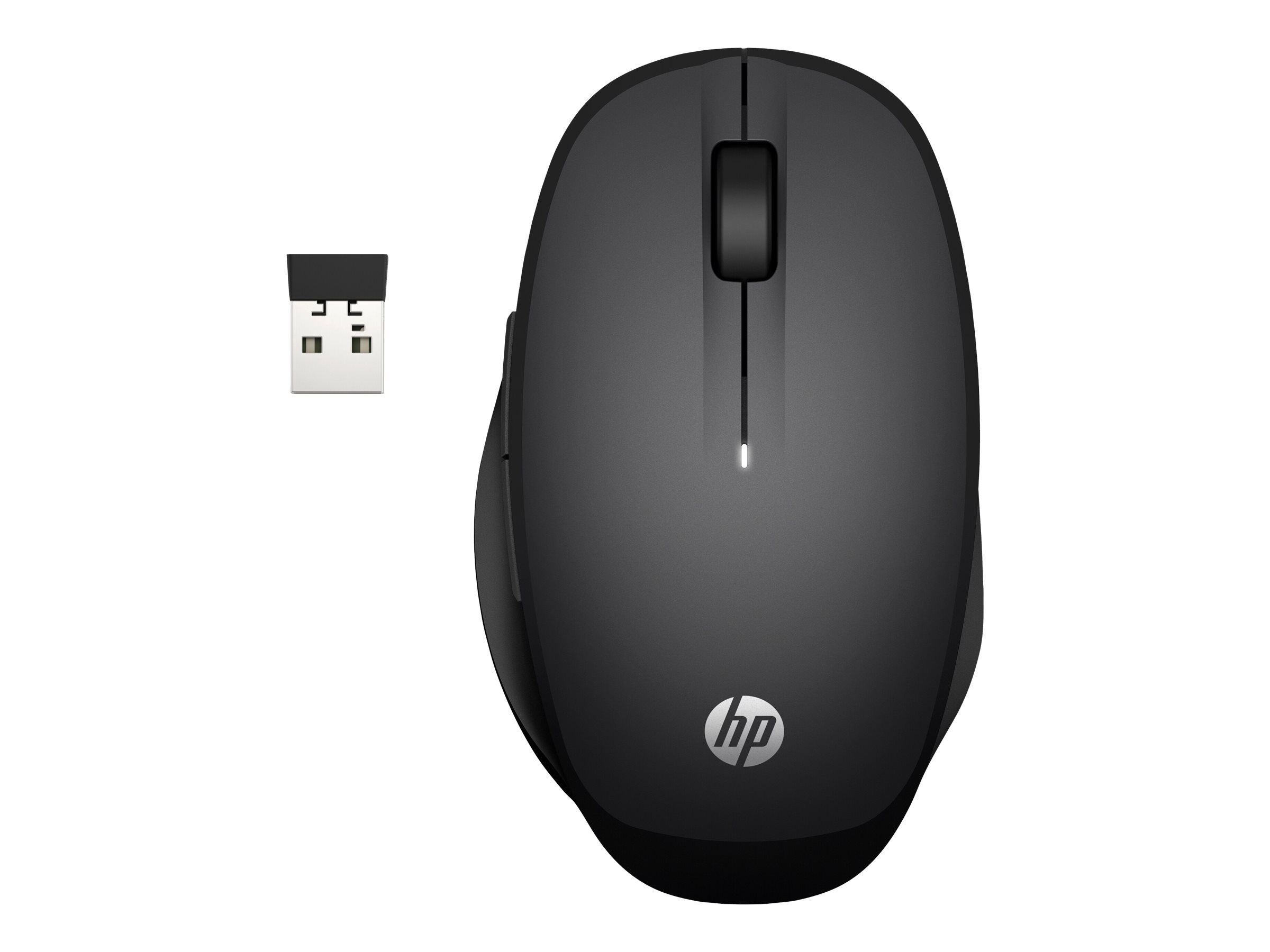 HP Dual Mode Maus - Bluetooth, 2.4 GHz - Schwarz
