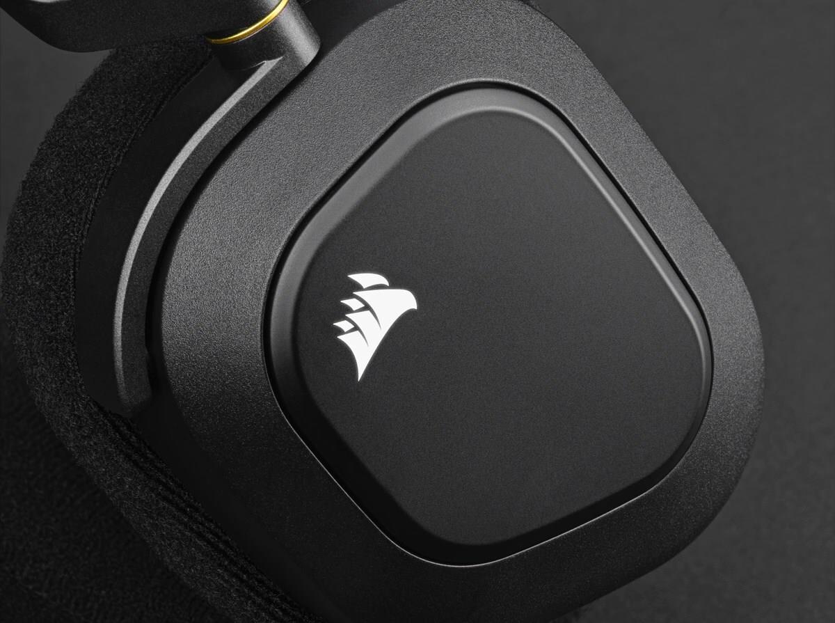 Corsair HS80 RGB Wireless Gaming-Headset, Schwarz