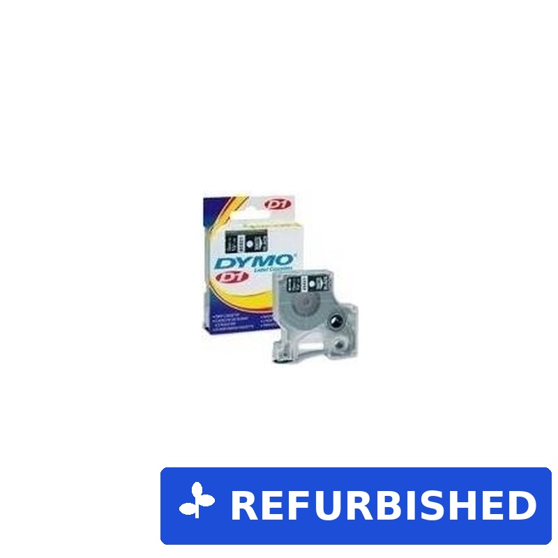 DYMO D1 Etiketten Weiß auf Schwarz (S0720610)