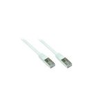 RNS® Patchkabel mit Rastnasenschutz, Cat. 6, S/FTP, PiMF, PVC, 250MHz, weiß, 2m, Good Connections (8060-020W)