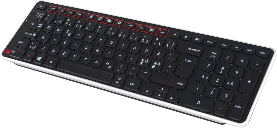 Contour Balance Tastatur wireless DE-Layout schwarz retail (BALANCE-DE)