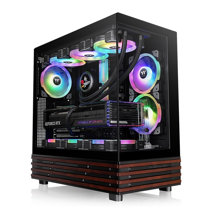 Thermaltake View 270 Plus WS ARGB Mid Tower Schwarz