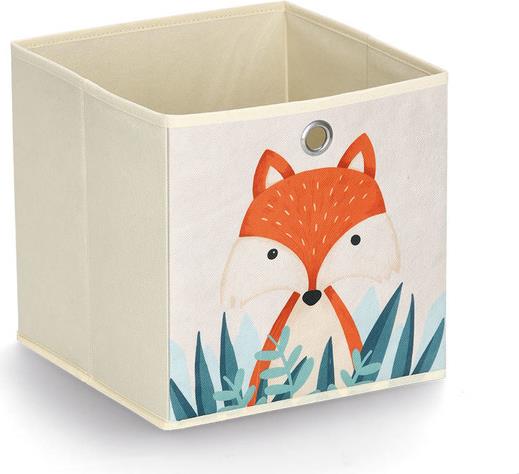 Zeller Present 14478 Spielzeugaufbewahrung Aufbewahrungskorb Freistehend Beige - Mehrfarbig (14478)